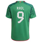 Raul Jimenez Mexico National Team adidas 2022/23 Home Replica Player Jersey - Green