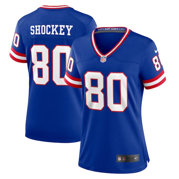 Jeremy Shockey New York Giants Nike Women's Classic Retired Player Game Jersey - Royal