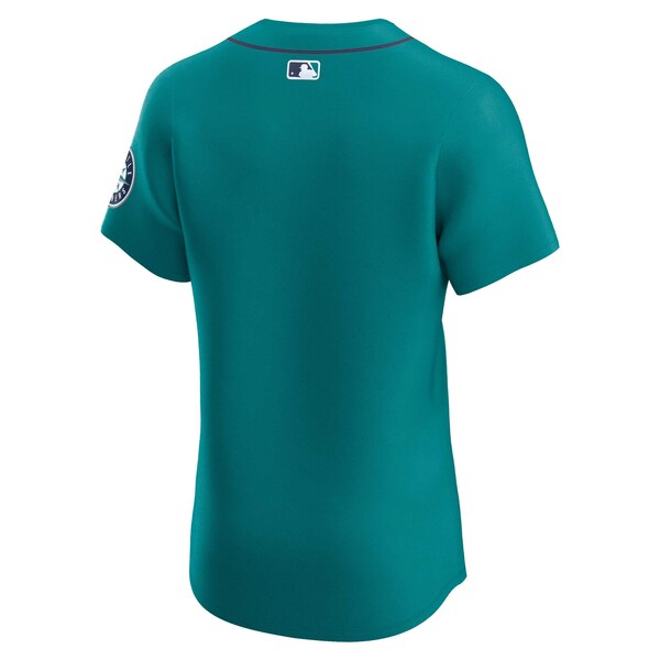 Seattle Mariners Nike Alternate Vapor Premier Elite Patch Jersey - Aqua