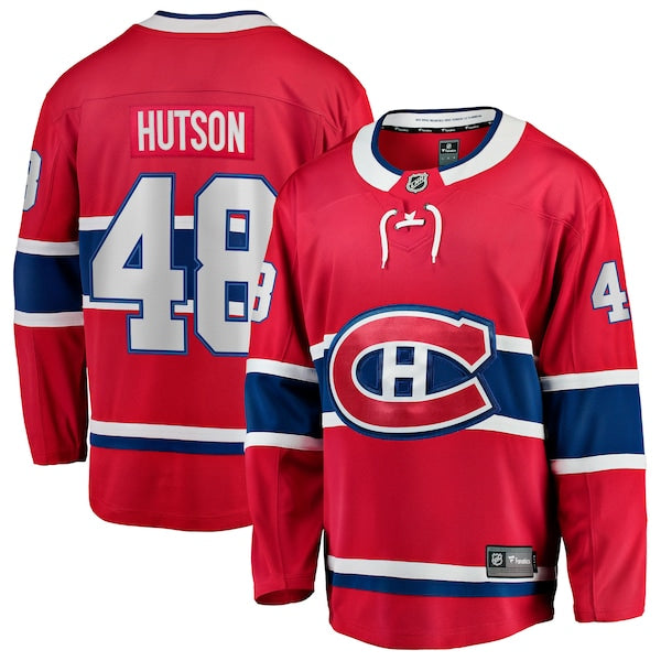 Lane Hutson Montreal Canadiens Youth Home Breakaway Jersey - Red