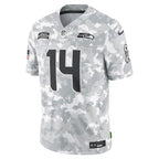 DK Metcalf Seattle Seahawks Nike 2024 Salute to Service Limited Jersey - Arctic Camo