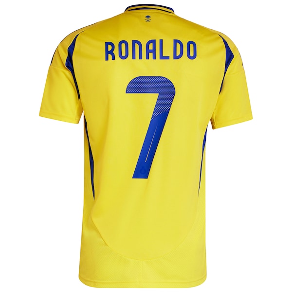 Cristiano Ronaldo Al-Nassr FC adidas 2024/25 Home Replica Player Jersey - Yellow