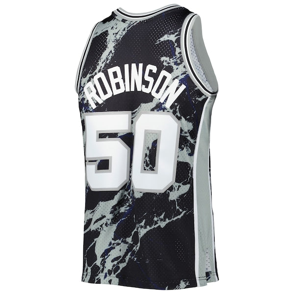 David Robinson San Antonio Spurs 1998/99 Hardwood Classics Marble Swingman Jersey - Black