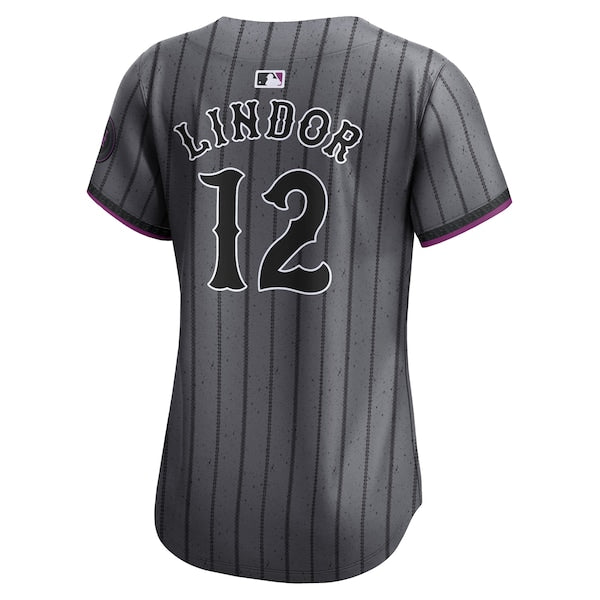 Francisco Lindor New York Mets Nike Women's 2024 City Connect Limited Player Jersey - Graphite