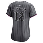 Francisco Lindor New York Mets Nike Women's 2024 City Connect Limited Player Jersey - Graphite