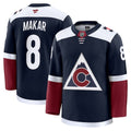Cale Makar Colorado Avalanche  Alternate Premium Jersey - Navy/Burgundy/White