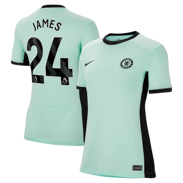 Reece James Chelsea Nike Women's 2023/24 Third Stadium Replica Player Jersey - Mint