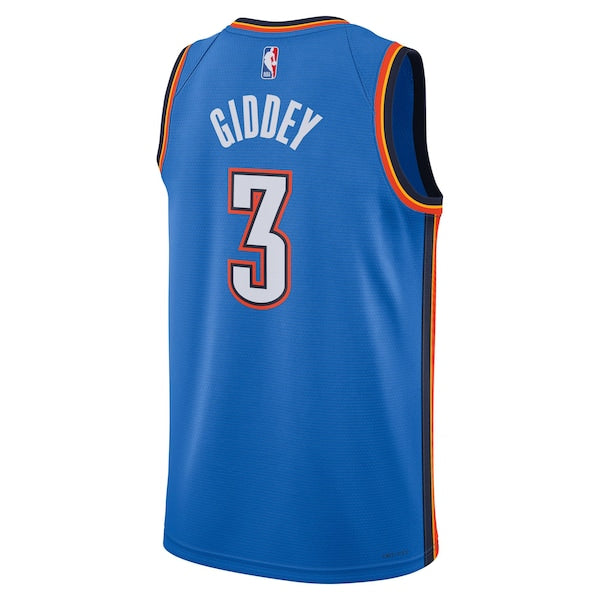 Josh Giddey Oklahoma City Thunder Nike Unisex Swingman Jersey - Icon Edition - Blue