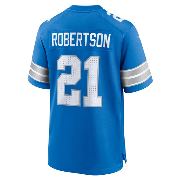 Amik Robertson Detroit Lions Nike Game Jersey -  Blue