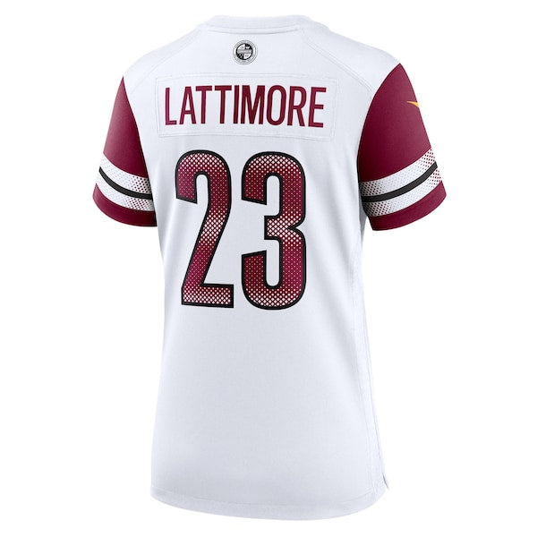 Marshon Lattimore Washington Commanders Nike Women's  Game Jersey -  White/Burgundy