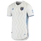 San Jose Earthquakes adidas Away Authentic Jersey - White