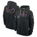 New York Jets Nike 2025 NFL Crucial Catch Sideline Standard Issue Dri-FIT Hoodie - Black
