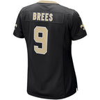 Drew Brees New Orleans Saints Nike Women's Game Player Jersey - Black/White