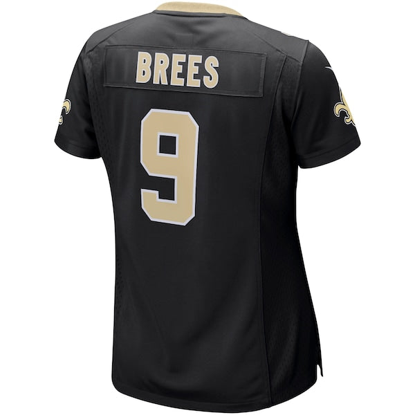 Drew Brees New Orleans Saints Nike Women's Game Player Jersey - Black/White