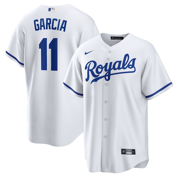 Maikel Garcia Kansas City Royals Nike Home Replica Jersey - White
