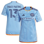 Thiago Martins New York City FC adidas Women's 2024 The Interboro Kit Replica Player Jersey - Light Blue