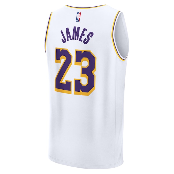 LeBron James Los Angeles Lakers  Youth Fast Break Replica Player Jersey - Association Edition - White