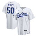 Mookie Betts Los Angeles Dodgers Nike Home 2025 World Series Champions Replica Jersey - White