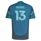 Jordan Morris Seattle Sounders FC adidas 2025 The Salish Sea Kit Replica Player Jersey - Blue