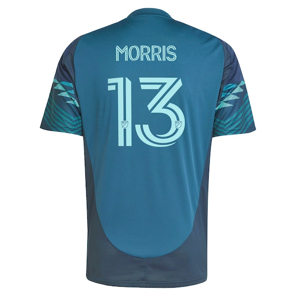 Jordan Morris Seattle Sounders FC adidas 2025 The Salish Sea Kit Replica Player Jersey - Blue