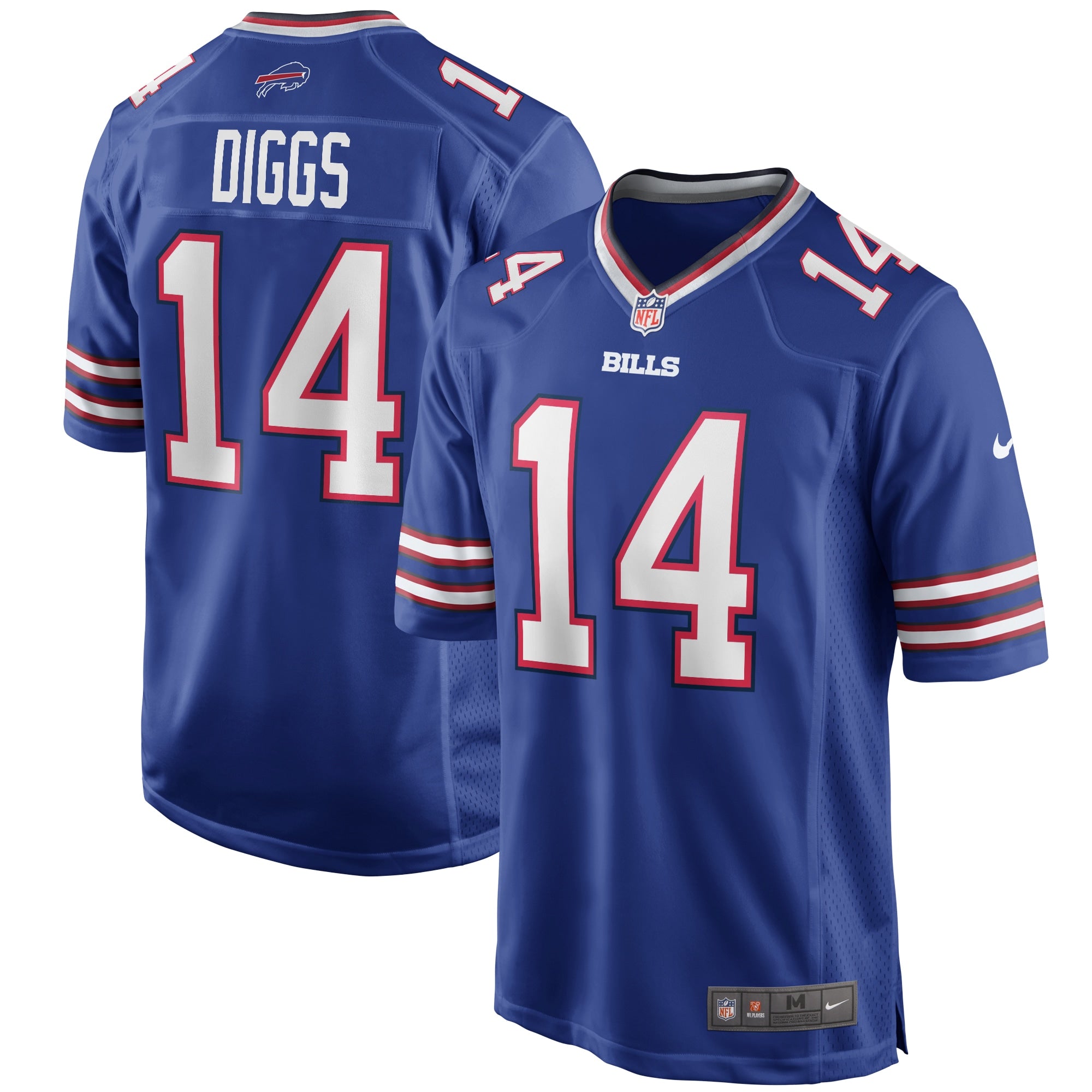 Stefon Diggs Buffalo Bills Nike  Game Jersey - White/Royal