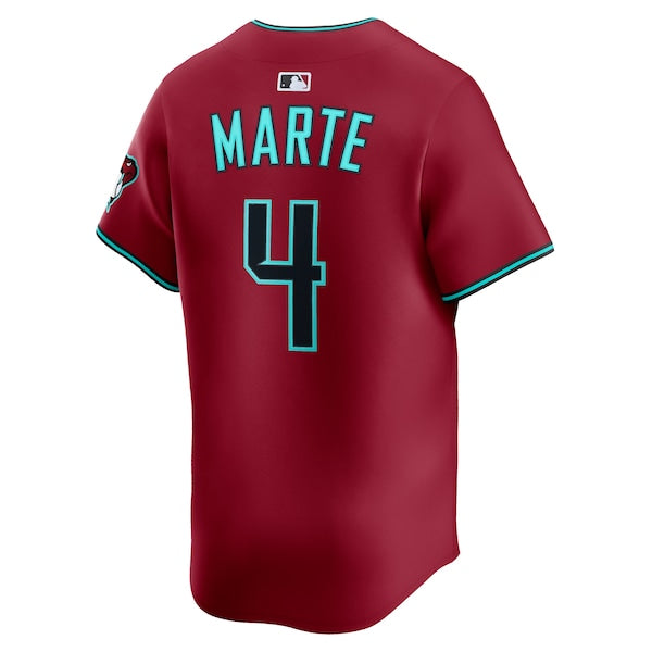 Ketel Marte Arizona Diamondbacks Nike Alternate 2 Limited Player Jersey - Red/Black
