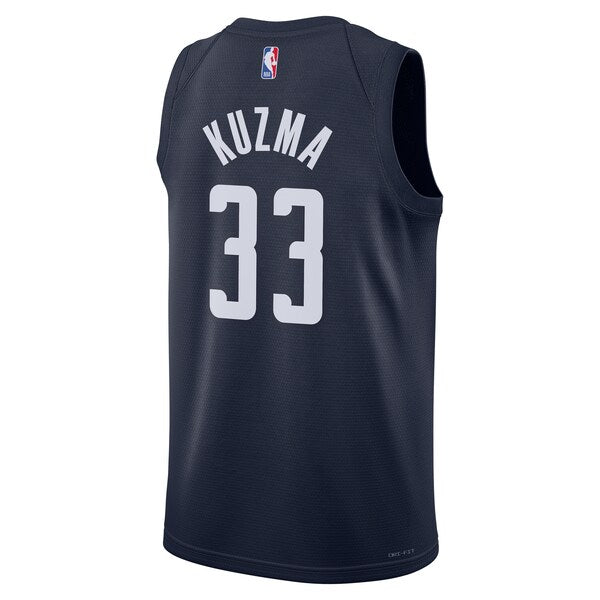 Kyle Kuzma Washington Wizards Jordan Brand Unisex 2024/25 Swingman Jersey - Statement Edition - Navy
