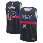 Tobias Harris Detroit Pistons  Fast Break Player Jersey - Statement Edition - Black