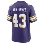 Andrew Van Ginkel Minnesota Vikings Nike Alternate Game Jersey -  Purple