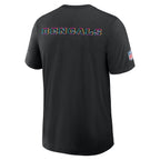 Cincinnati Bengals Nike 2025 NFL Crucial Catch Tri-Blend Dri-FIT T-Shirt - Black