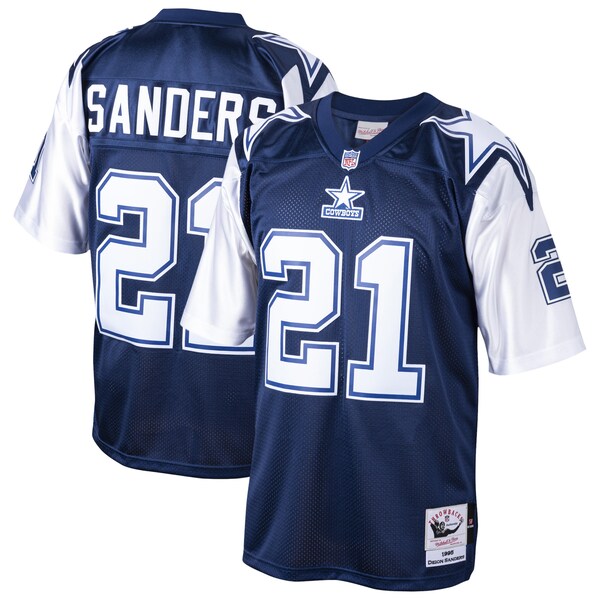 Deion Sanders Dallas Cowboys  1995 Authentic Jersey - Navy