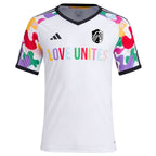 St. Louis City SC adidas 2024 Pride Pre-Match Top - White