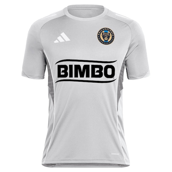 Philadelphia Union adidas 2025 Training Jersey - Silver