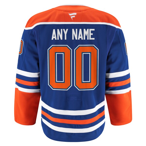 Edmonton Oilers  Home Authentic Pro Custom Jersey - Royal/Light Beige