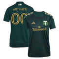Portland Timbers adidas Women's 2025 Forever Green & Gold Replica Custom Jersey - Green
