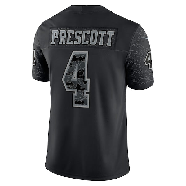 Dak Prescott Dallas Cowboys Nike RFLCTV Limited Jersey - Black