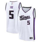 De'Aaron Fox Sacramento Kings  Fast Break Replica Player Jersey - Association Edition - White