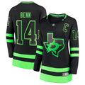 Jamie Benn Dallas Stars  Women's Alternate Premier Breakaway Player Jersey - Black/Green