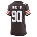 Maurice Hurst II Cleveland Browns Nike Women's  Game Jersey -  Brown