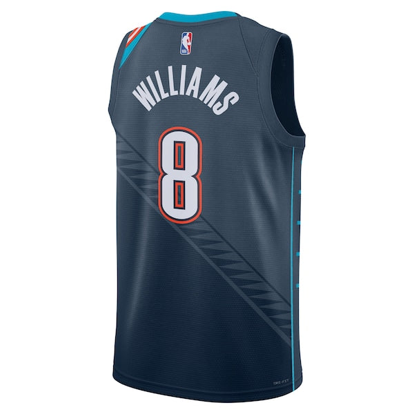 Jalen Williams Oklahoma City Thunder Nike Unisex 2025/26 Swingman Jersey - Navy - City Edition