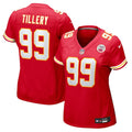 Jerry Tillery Kansas City Chiefs Nike Women's Team Game Jersey -  Red