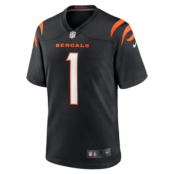 Ja'Marr Chase Cincinnati Bengals Nike 2021 NFL Draft First Round Pick Game Jersey - Black/Orange