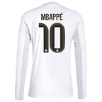 Kylian Mbappé Los Merengues adidas 2025/26 Home Replica Player Jersey - White/Blue