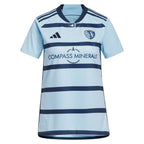 Graham Zusi Sporting Kansas City adidas Women's 2024 Hoops 4.0 Replica Player Jersey - Light Blue
