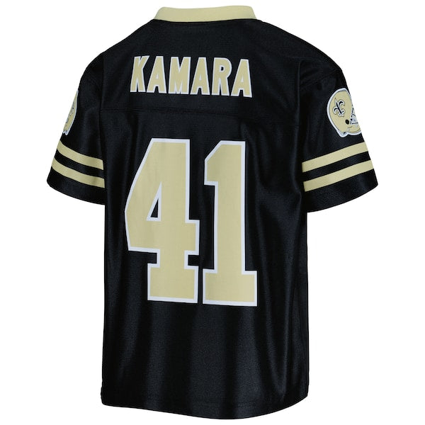 Youth Alvin Kamara Black New Orleans Saints Team Replica Jersey
