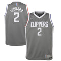 Kawhi Leonard LA Clippers Nike Youth 2020/21 Swingman Player Jersey Gray - Earned Edition
