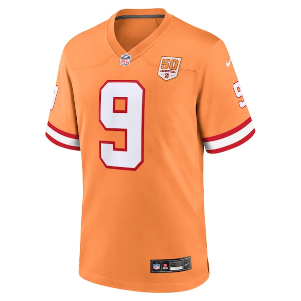 Emeka Egbuka  Tampa Bay Buccaneers Nike 50th Season Game Jersey - Creamsicle/White/Red