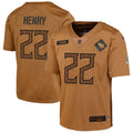 Derrick Henry Tennessee Titans Nike Youth 2023 Salute To Service Limited Jersey - Brown