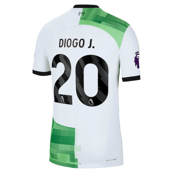 Diogo Jota Liverpool Nike 2023/24 Away Authentic Player Jersey - White/Red