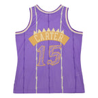 Vince Carter Toronto Raptors 1998/99 Swingman Sidewalk Sketch Jersey - Purple